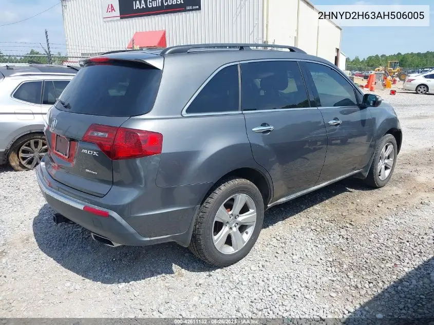 2010 Acura Mdx Technology Package VIN: 2HNYD2H63AH506005 Lot: 42611132
