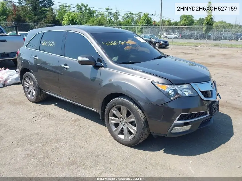 2012 Acura Mdx Advance Package VIN: 2HNYD2H6XCH527159 Lot: 42603601