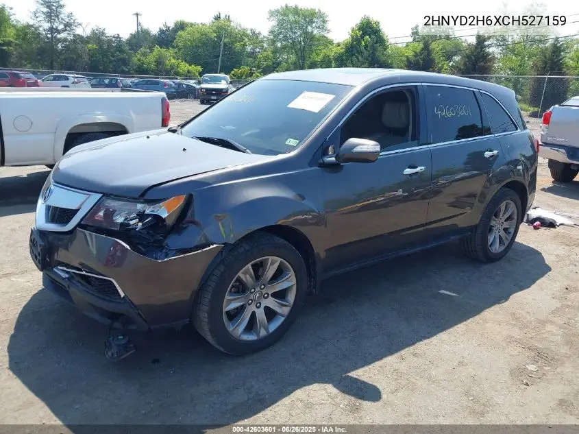 2012 Acura Mdx Advance Package VIN: 2HNYD2H6XCH527159 Lot: 42603601
