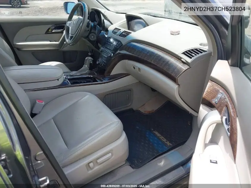 2012 Acura Mdx Technology VIN: 2HNYD2H37CH523804 Lot: 42659289