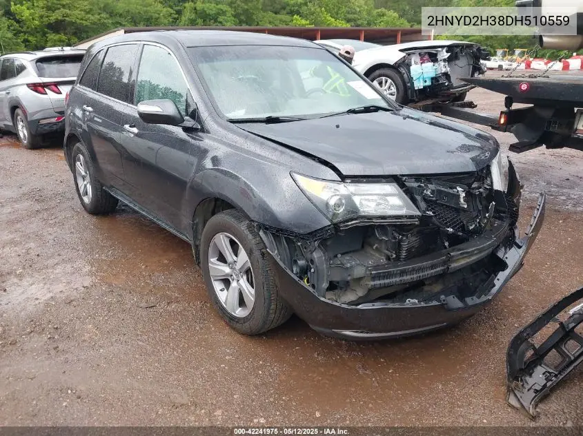 2013 Acura Mdx Technology Package VIN: 2HNYD2H38DH510559 Lot: 42241975