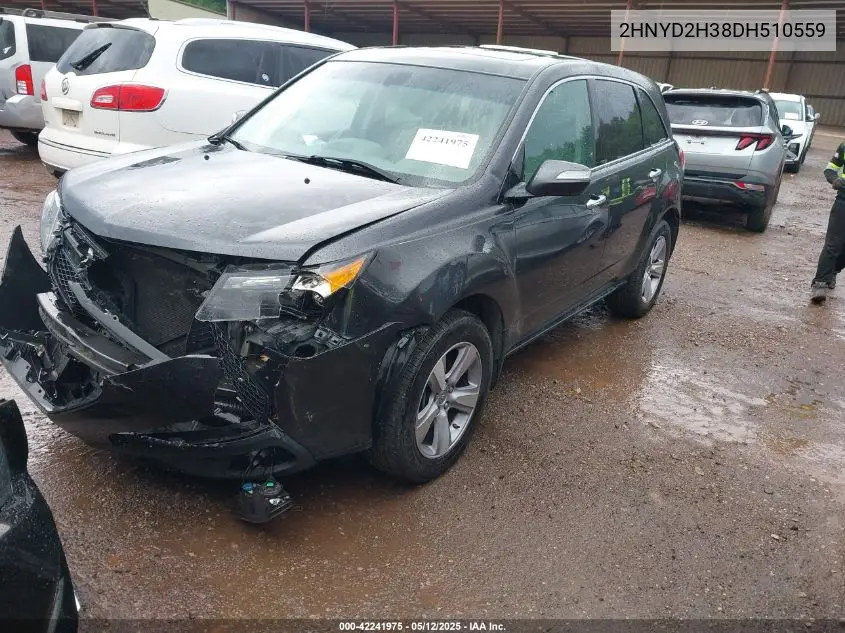 2013 Acura Mdx Technology Package VIN: 2HNYD2H38DH510559 Lot: 42241975