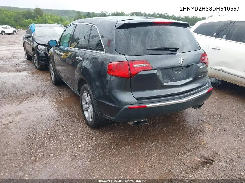 2013 Acura Mdx Technology Package VIN: 2HNYD2H38DH510559 Lot: 42241975