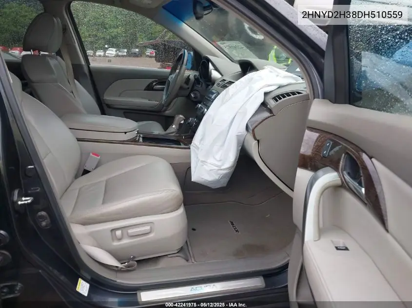 2013 Acura Mdx Technology Package VIN: 2HNYD2H38DH510559 Lot: 42241975