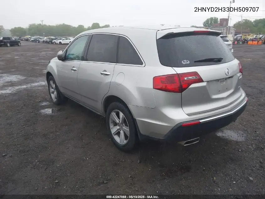 2013 Acura Mdx Technology Package VIN: 2HNYD2H33DH509707 Lot: 42247088