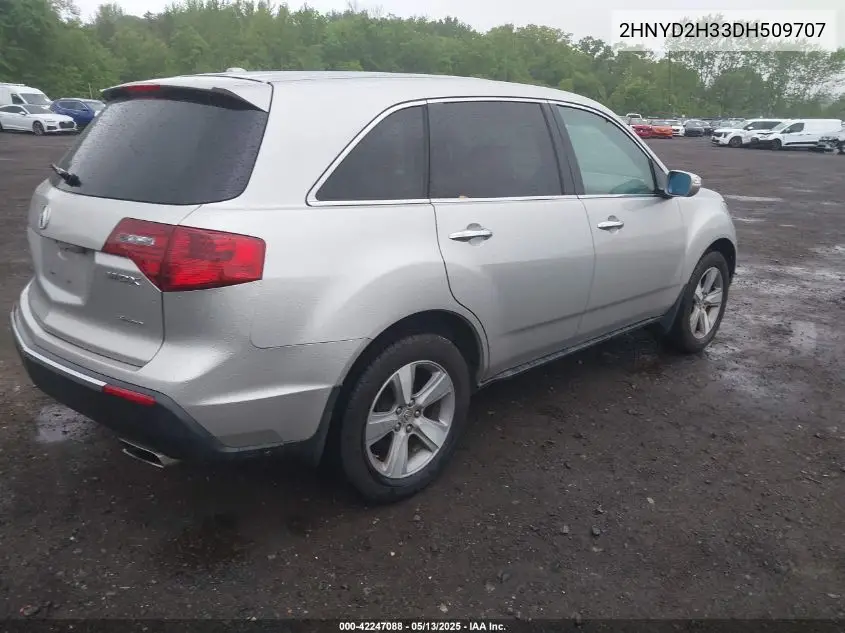 2013 Acura Mdx Technology Package VIN: 2HNYD2H33DH509707 Lot: 42247088