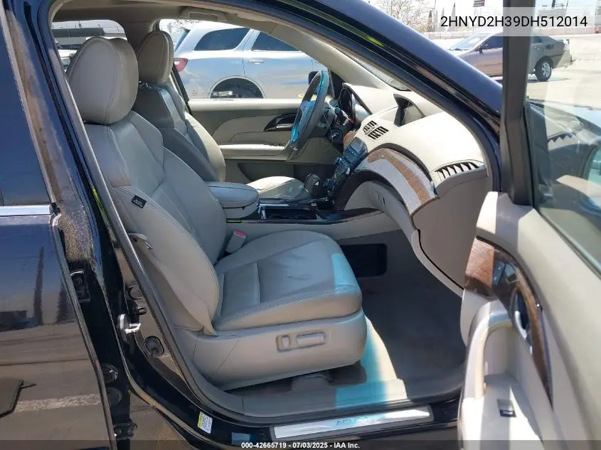 2013 Acura Mdx Technology Package VIN: 2HNYD2H39DH512014 Lot: 42665719