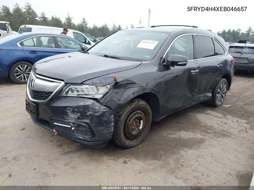2014 Acura Mdx Technology Package VIN: 5FRYD4H4XEB046657 Lot: 42019737