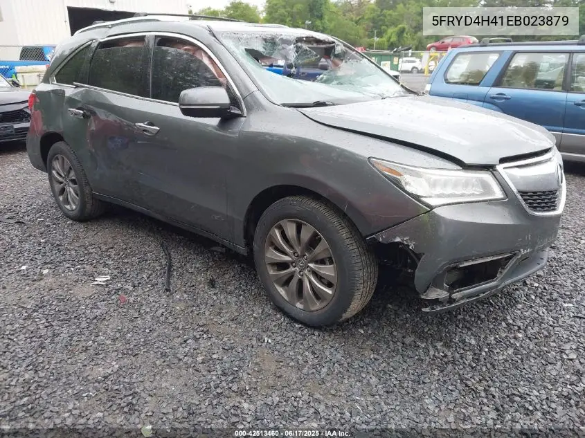 2014 Acura Mdx Technology Package VIN: 5FRYD4H41EB023879 Lot: 42513460