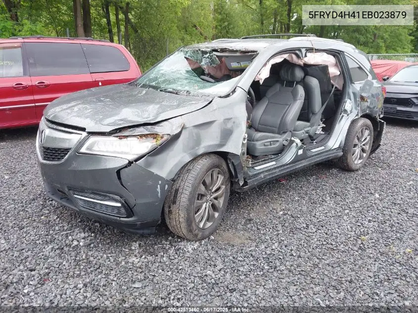 2014 Acura Mdx Technology Package VIN: 5FRYD4H41EB023879 Lot: 42513460