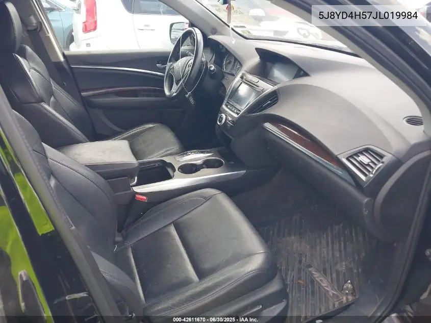 2018 Acura Mdx Technology Package Acurawatch Plus Pkg VIN: 5J8YD4H57JL019984 Lot: 42611670
