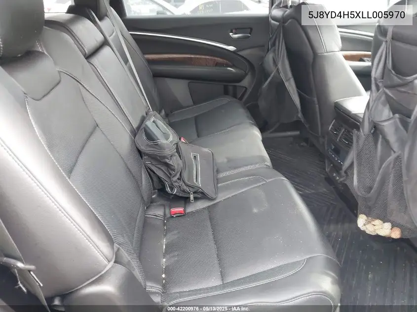 2020 Acura Mdx Technology Package VIN: 5J8YD4H5XLL005970 Lot: 42200976