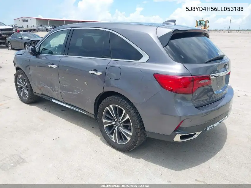 2020 Acura Mdx Technology Package VIN: 5J8YD4H56LL053188 Lot: 42602444