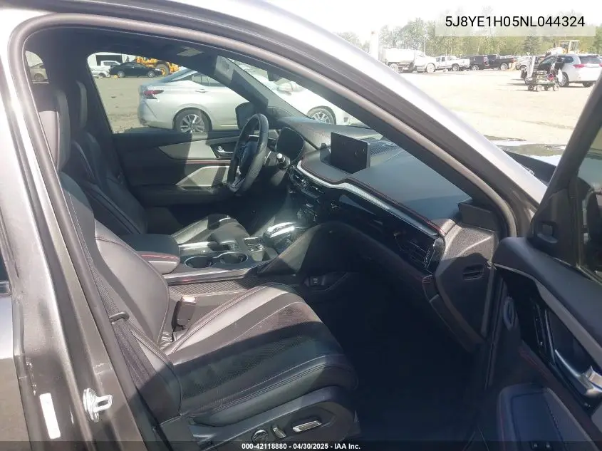 2022 Acura Mdx A-Spec Package VIN: 5J8YE1H05NL044324 Lot: 42118880
