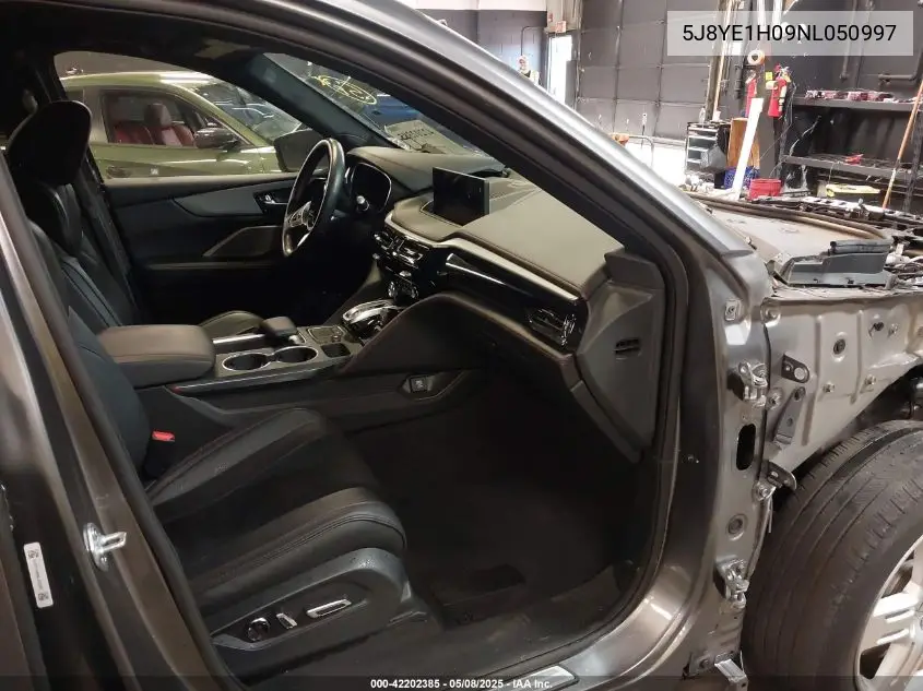 2022 Acura Mdx A-Spec Package VIN: 5J8YE1H09NL050997 Lot: 42202385