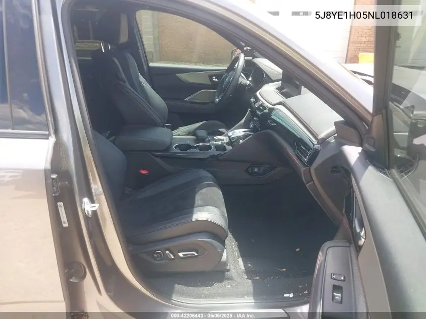 2022 Acura Mdx A-Spec Package VIN: 5J8YE1H05NL018631 Lot: 42206443