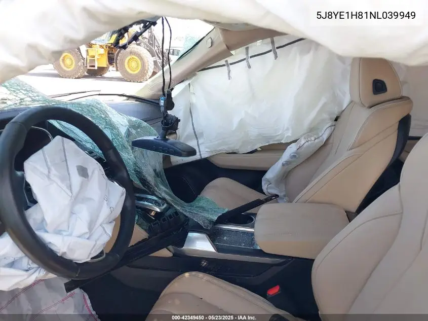 2022 Acura Mdx Advance Package VIN: 5J8YE1H81NL039949 Lot: 42349450
