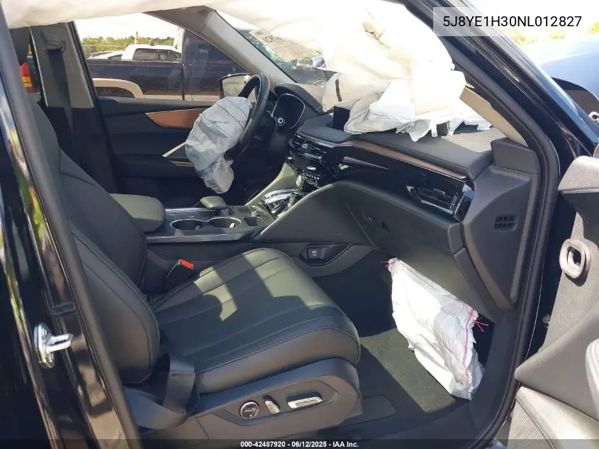 2022 Acura Mdx Standard VIN: 5J8YE1H30NL012827 Lot: 42487920