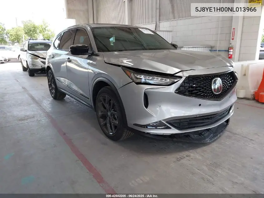 2022 Acura Mdx A-Spec Package VIN: 5J8YE1H00NL013966 Lot: 42582205