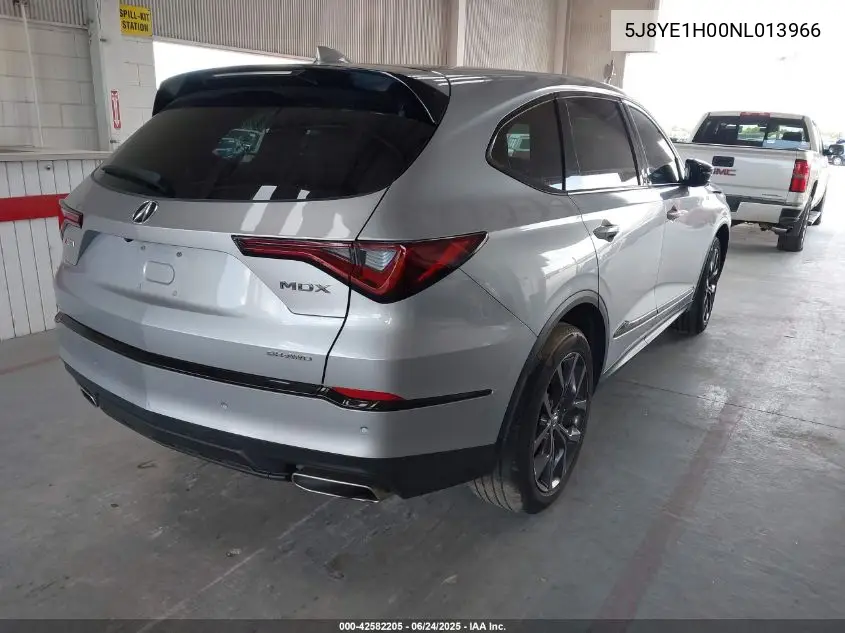 2022 Acura Mdx A-Spec Package VIN: 5J8YE1H00NL013966 Lot: 42582205