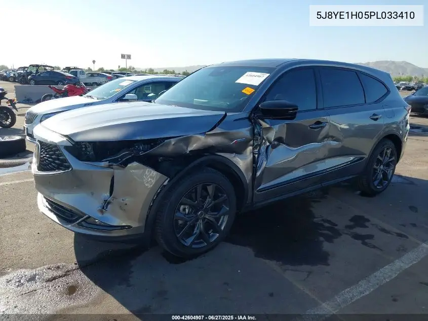 2023 Acura Mdx A-Spec VIN: 5J8YE1H05PL033410 Lot: 42604907