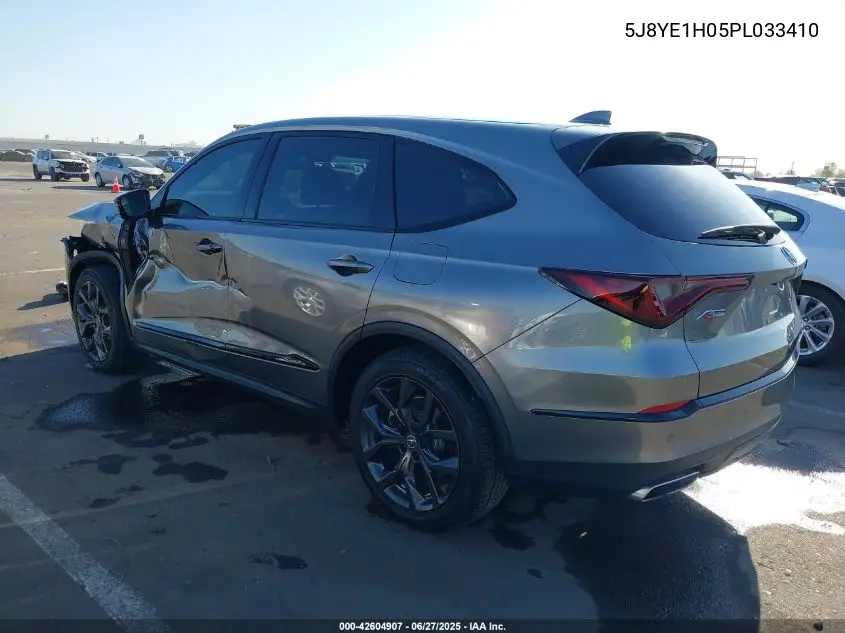 2023 Acura Mdx A-Spec VIN: 5J8YE1H05PL033410 Lot: 42604907