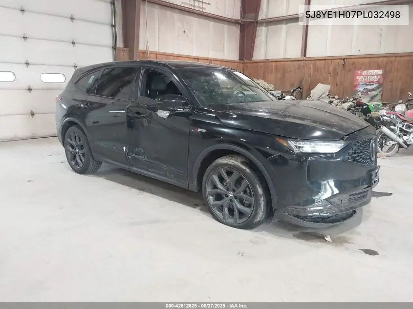 2023 Acura Mdx A-Spec VIN: 5J8YE1H07PL032498 Lot: 42612625