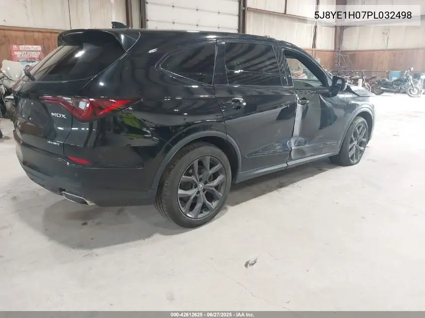 2023 Acura Mdx A-Spec VIN: 5J8YE1H07PL032498 Lot: 42612625