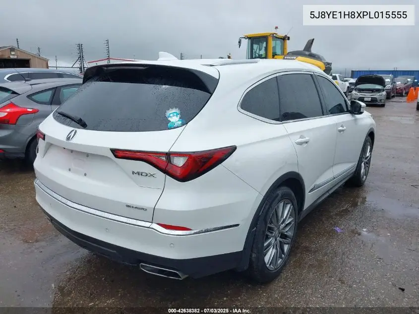 2023 Acura Mdx Advance Package VIN: 5J8YE1H8XPL015555 Lot: 42638382