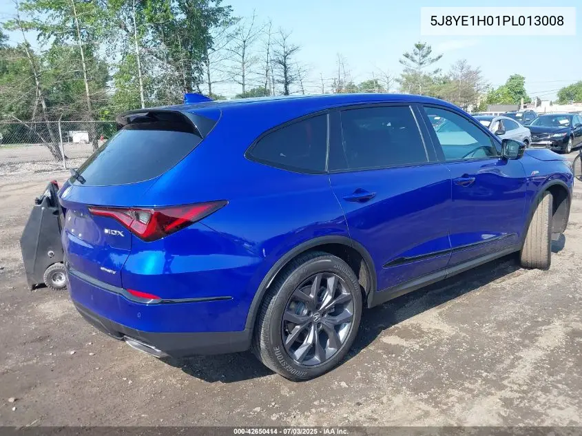 2023 Acura Mdx A-Spec VIN: 5J8YE1H01PL013008 Lot: 42650414