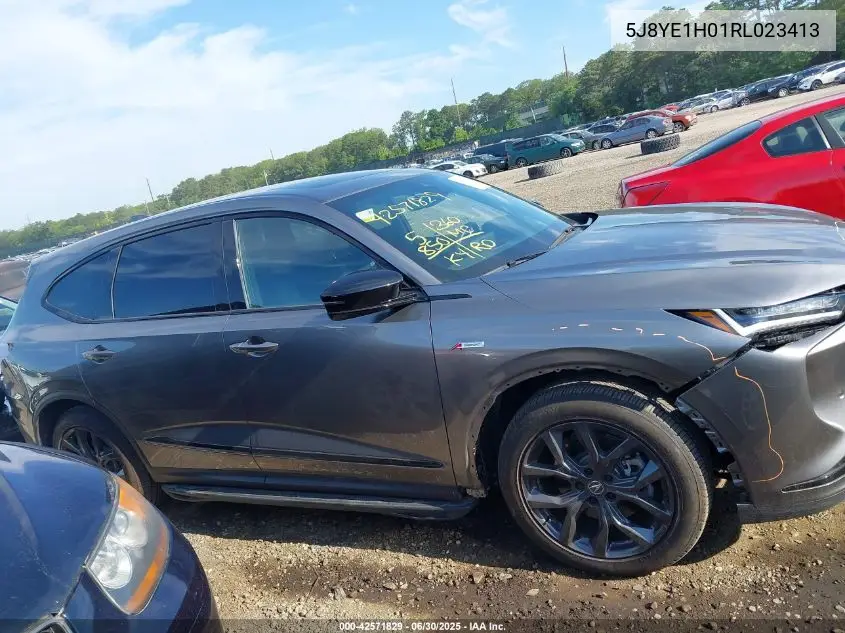 2024 Acura Mdx A-Spec VIN: 5J8YE1H01RL023413 Lot: 42571829
