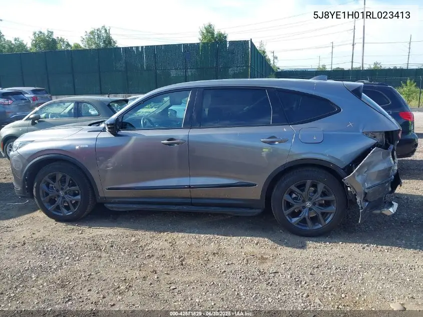 2024 Acura Mdx A-Spec VIN: 5J8YE1H01RL023413 Lot: 42571829