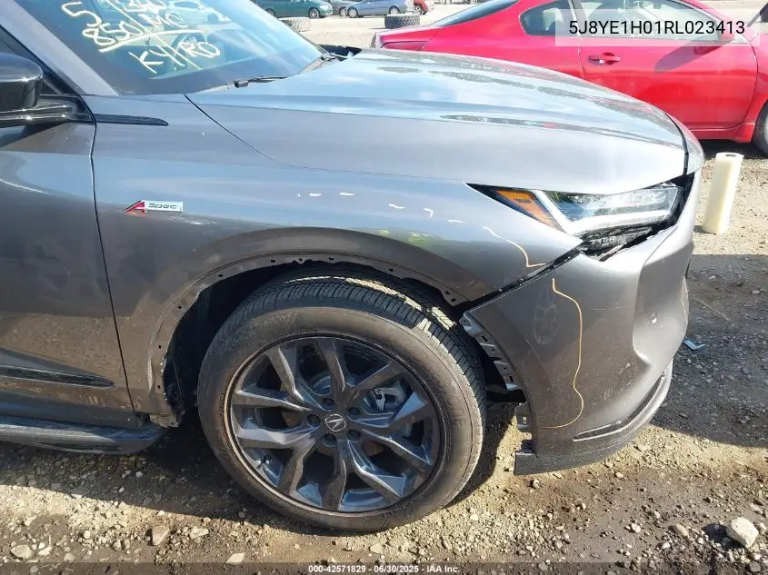 2024 Acura Mdx A-Spec VIN: 5J8YE1H01RL023413 Lot: 42571829