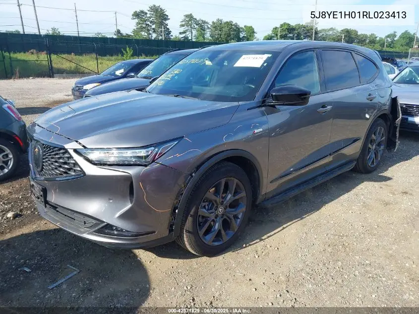 2024 Acura Mdx A-Spec VIN: 5J8YE1H01RL023413 Lot: 42571829