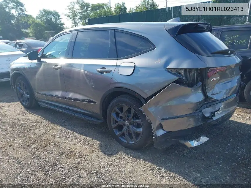 2024 Acura Mdx A-Spec VIN: 5J8YE1H01RL023413 Lot: 42571829