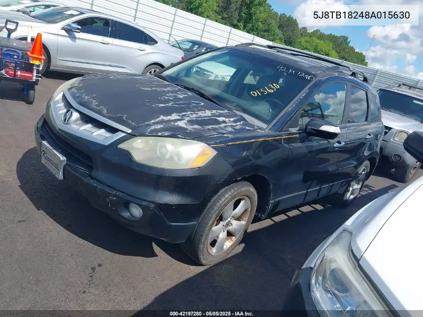 2008 Acura Rdx VIN: 5J8TB18248A015630 Lot: 42197280