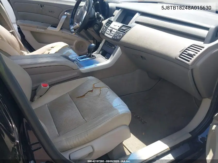 2008 Acura Rdx VIN: 5J8TB18248A015630 Lot: 42197280