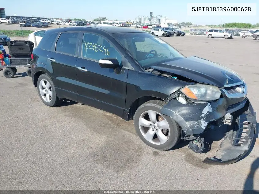 2009 Acura Rdx VIN: 5J8TB18539A000628 Lot: 42246246