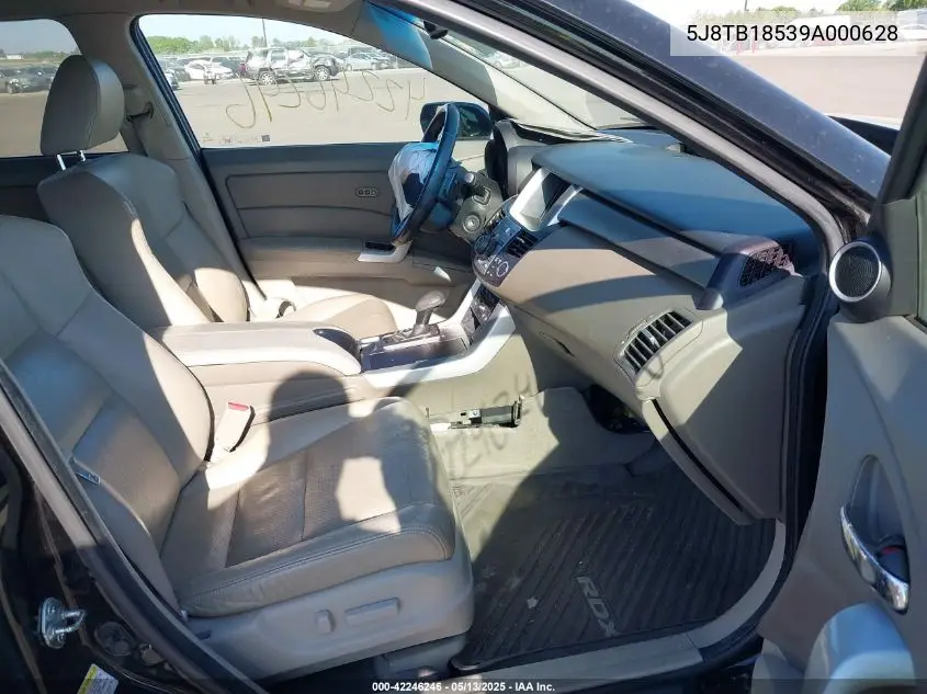 2009 Acura Rdx VIN: 5J8TB18539A000628 Lot: 42246246