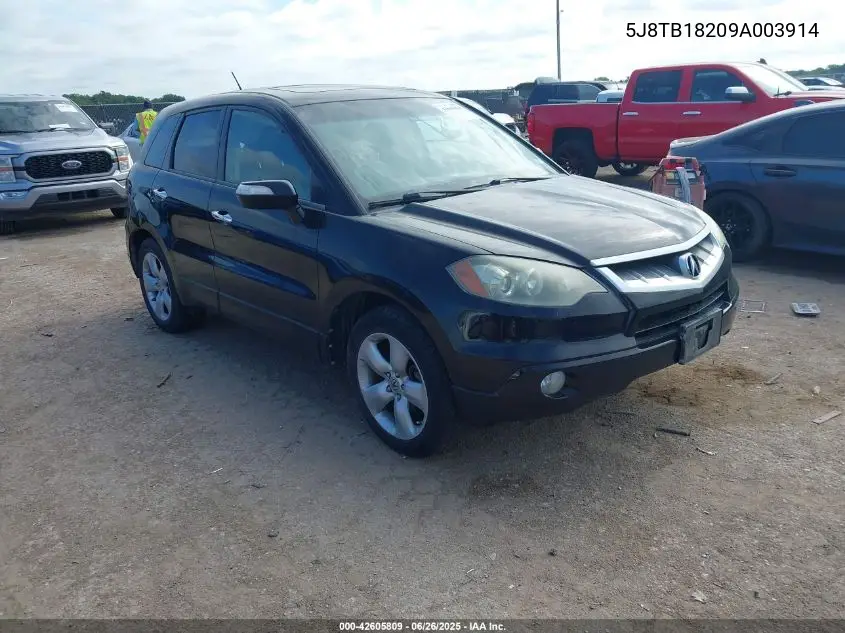 2009 Acura Rdx VIN: 5J8TB18209A003914 Lot: 42605809