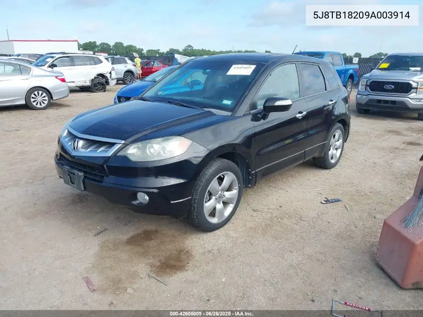 2009 Acura Rdx VIN: 5J8TB18209A003914 Lot: 42605809