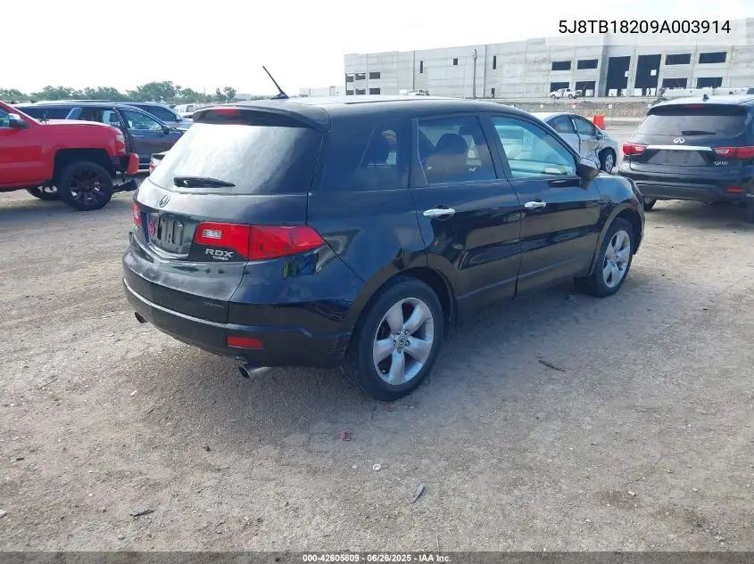 2009 Acura Rdx VIN: 5J8TB18209A003914 Lot: 42605809