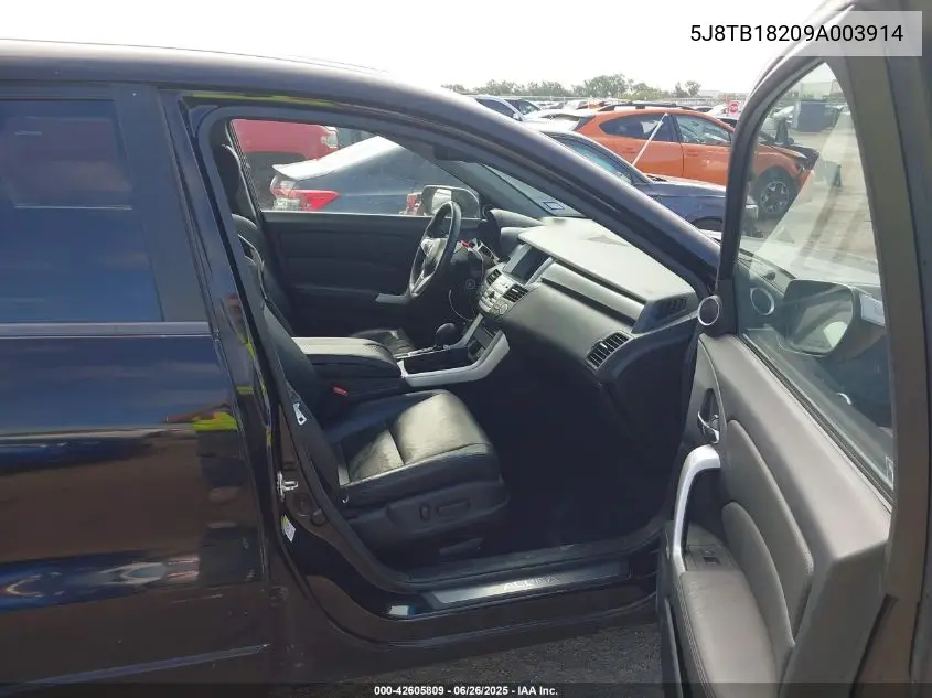 2009 Acura Rdx VIN: 5J8TB18209A003914 Lot: 42605809