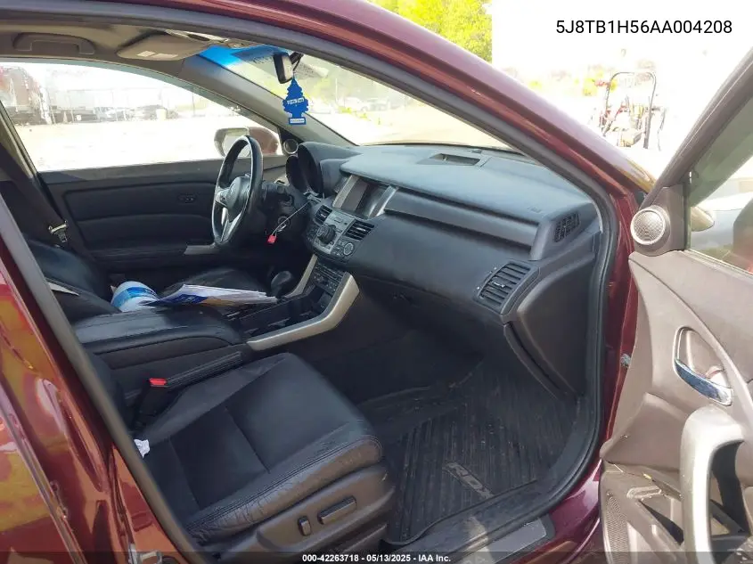 2010 Acura Rdx VIN: 5J8TB1H56AA004208 Lot: 42263718