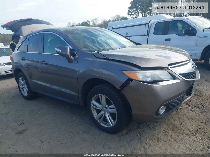 2013 Acura Rdx VIN: 5J8TB4H57DL012294 Lot: 41903355