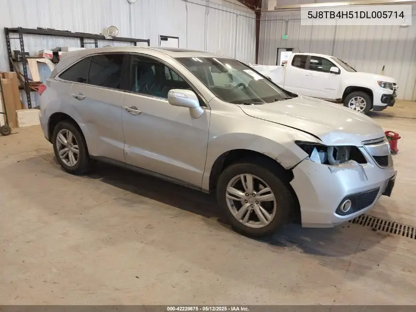 2013 Acura Rdx VIN: 5J8TB4H51DL005714 Lot: 42228675