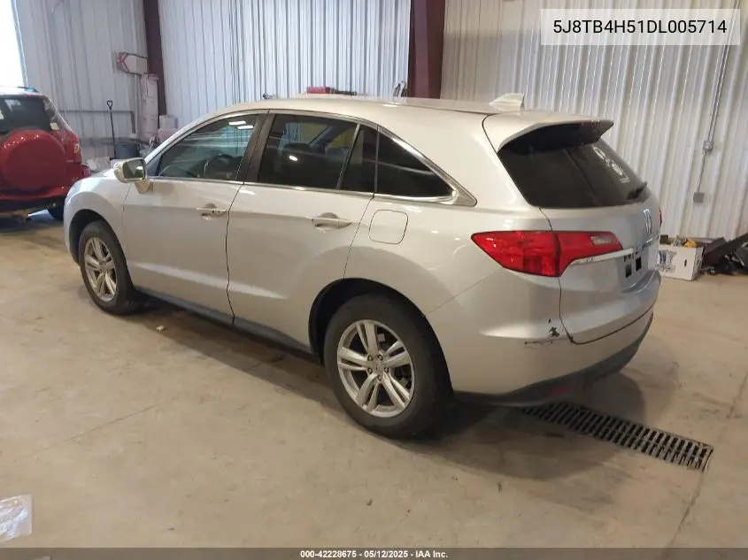 2013 Acura Rdx VIN: 5J8TB4H51DL005714 Lot: 42228675