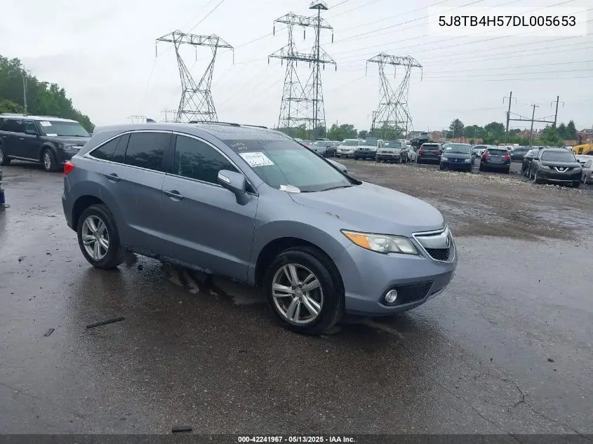 2013 Acura Rdx VIN: 5J8TB4H57DL005653 Lot: 42241967