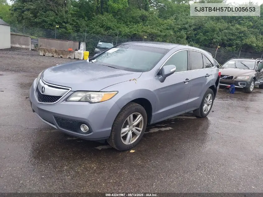 2013 Acura Rdx VIN: 5J8TB4H57DL005653 Lot: 42241967