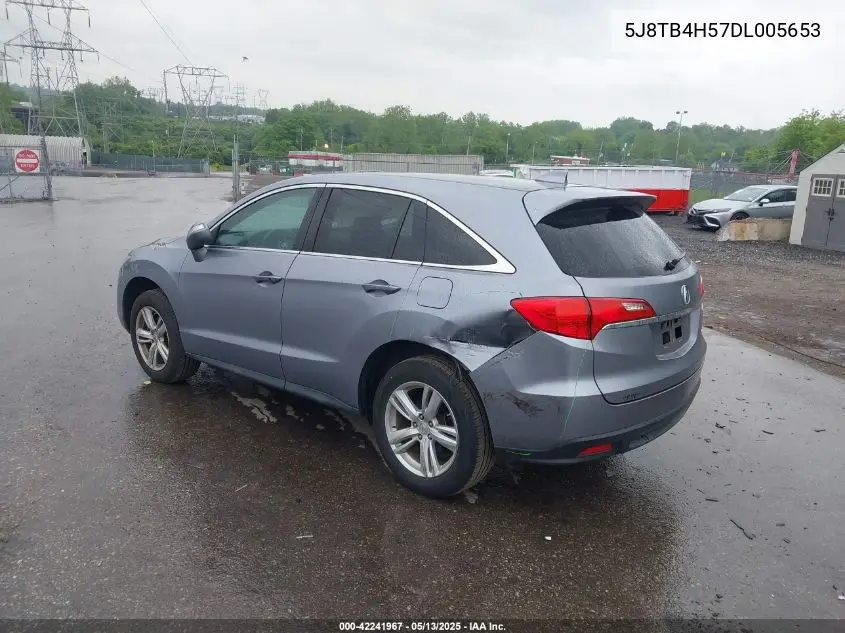 2013 Acura Rdx VIN: 5J8TB4H57DL005653 Lot: 42241967